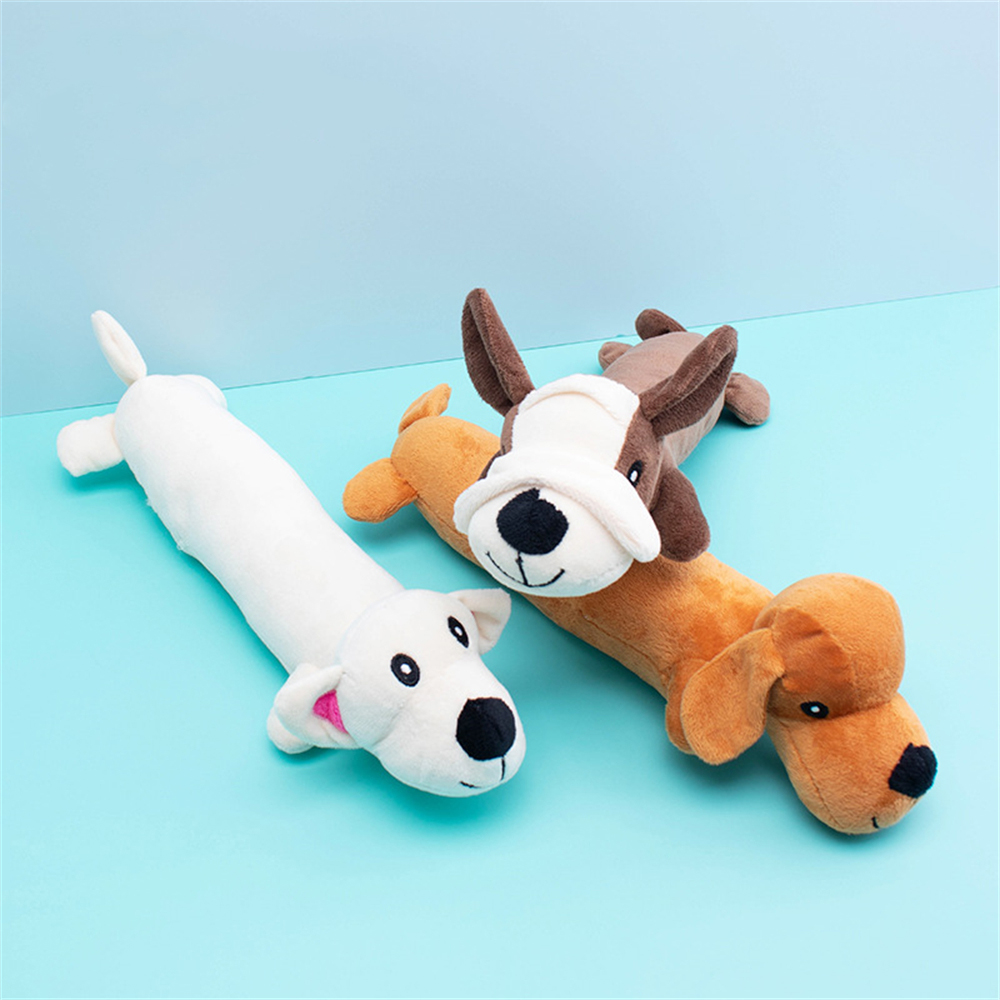 Interactive Squeaky Plush Dog Toy - Super Long Dog Toy Pet Chew