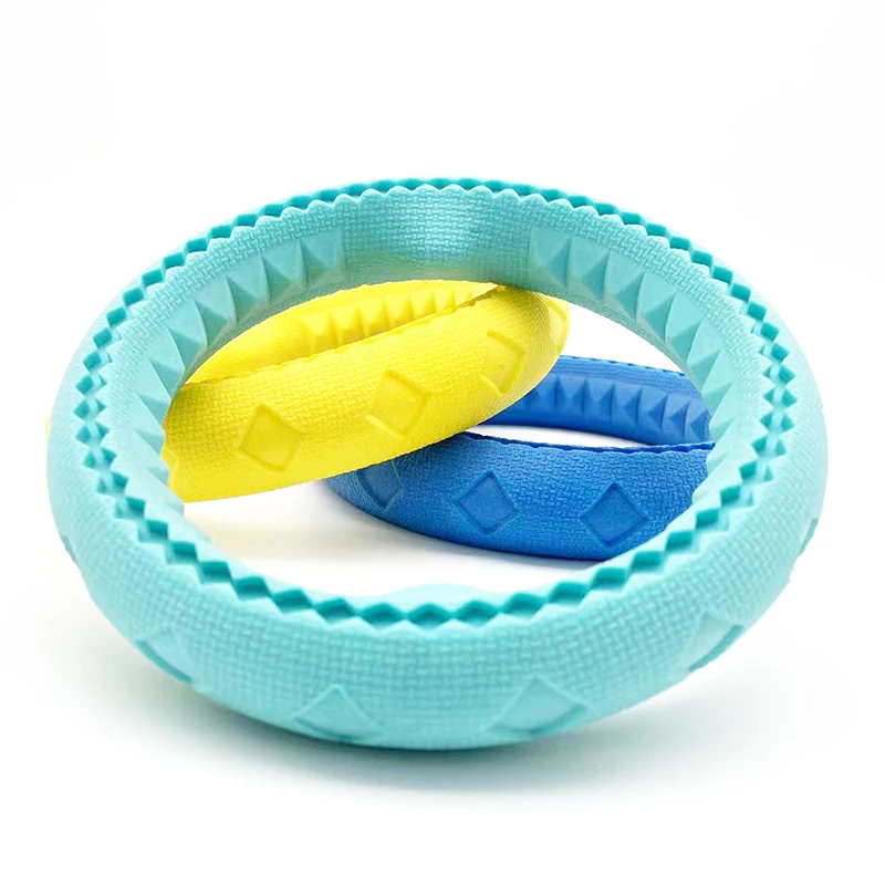 Flying Disc Dog Training Toy - Pet Flying Discs Dog Training Ring