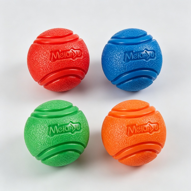 Interactive Squeaky Plush Dog Toy - Dog Balls For Large Dogs Bouncy