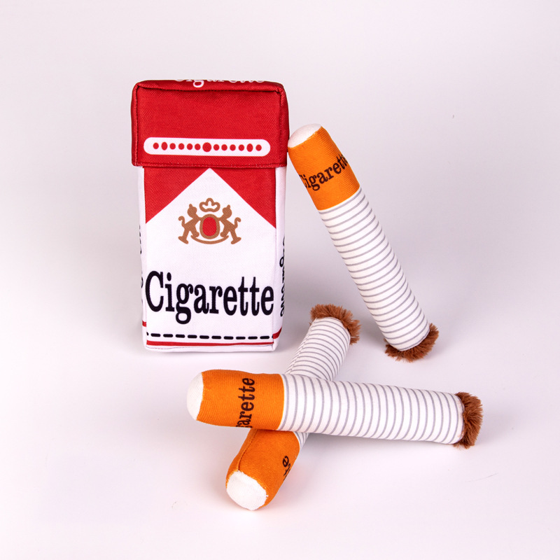 Cigarettes Dog Toy Imitation C - đánh giá và giá Interactive Squeaky Plush Dog Toy