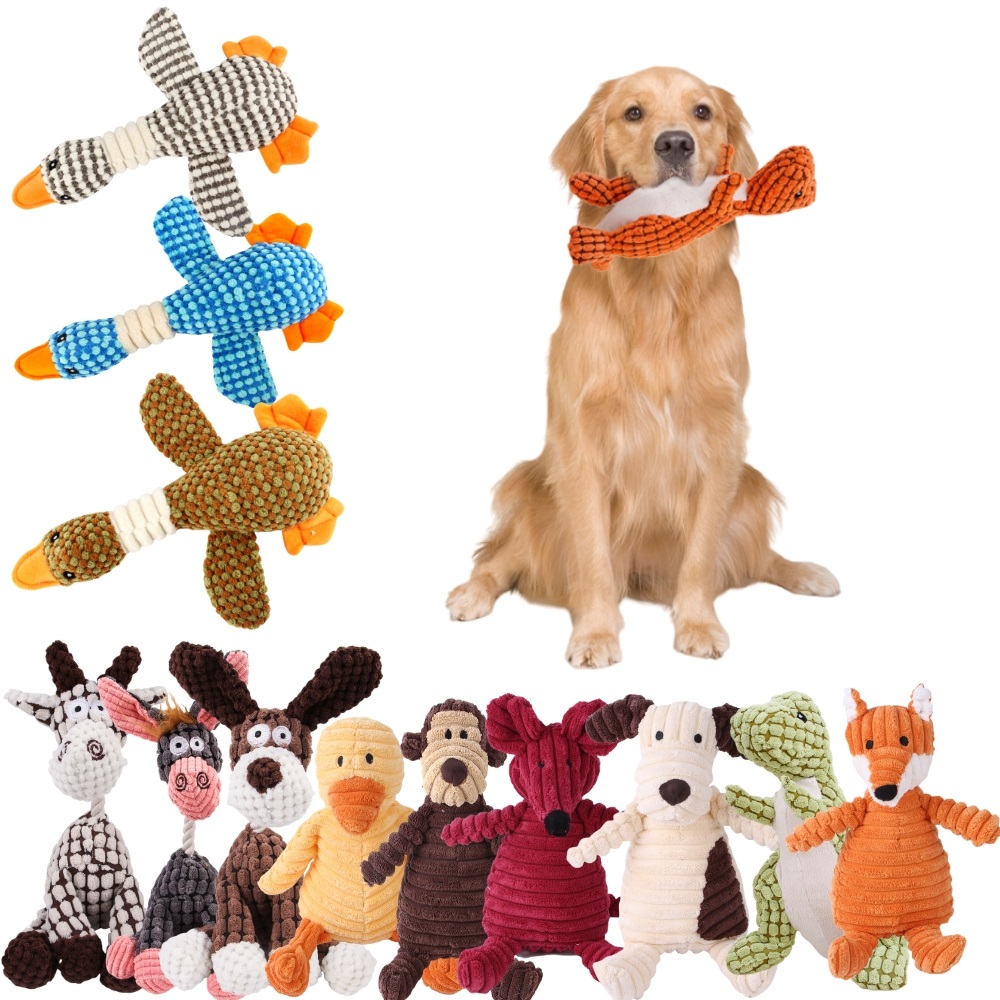 Animals Shape Squeaky Toys Plu - đánh giá và giá Interactive Squeaky Plush Dog Toy