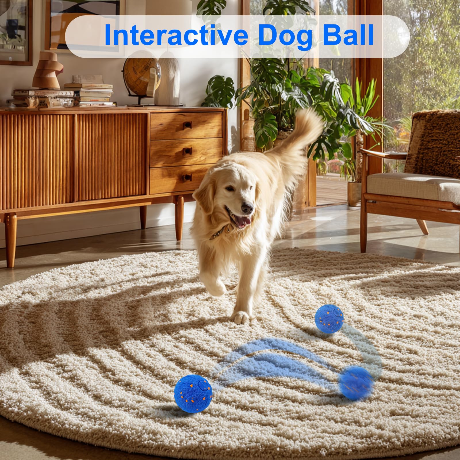Interactive Dog Ball, Automati - đánh giá và giá Automatic Moving Dog Ball