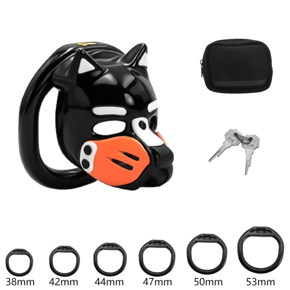 New Dog Head Chastity Cage wit - đánh giá và giá Dog Toys