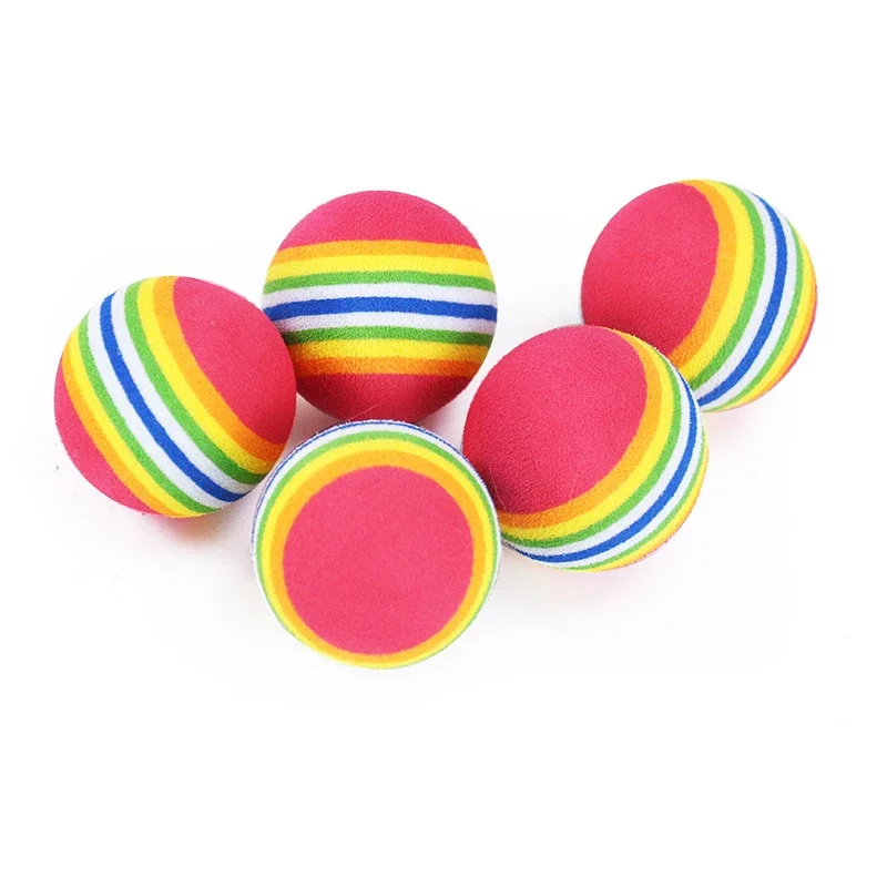 Rainbow EVA Cat Toys Ball Inte - đánh giá và giá Interactive Squeaky Plush Dog Toy