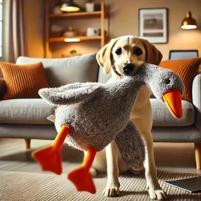 50cm Soft Colorful Duck Plush  - đánh giá và giá Interactive Squeaky Plush Dog Toy
