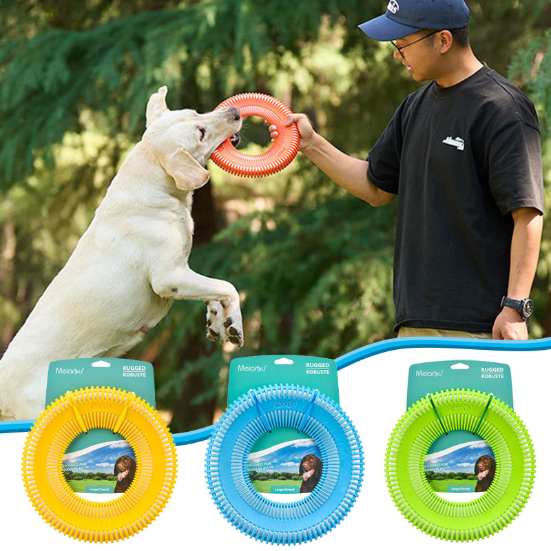 Dog Toys Funny Interactive Thr - đánh giá và giá Flying Disc Dog Training Toy