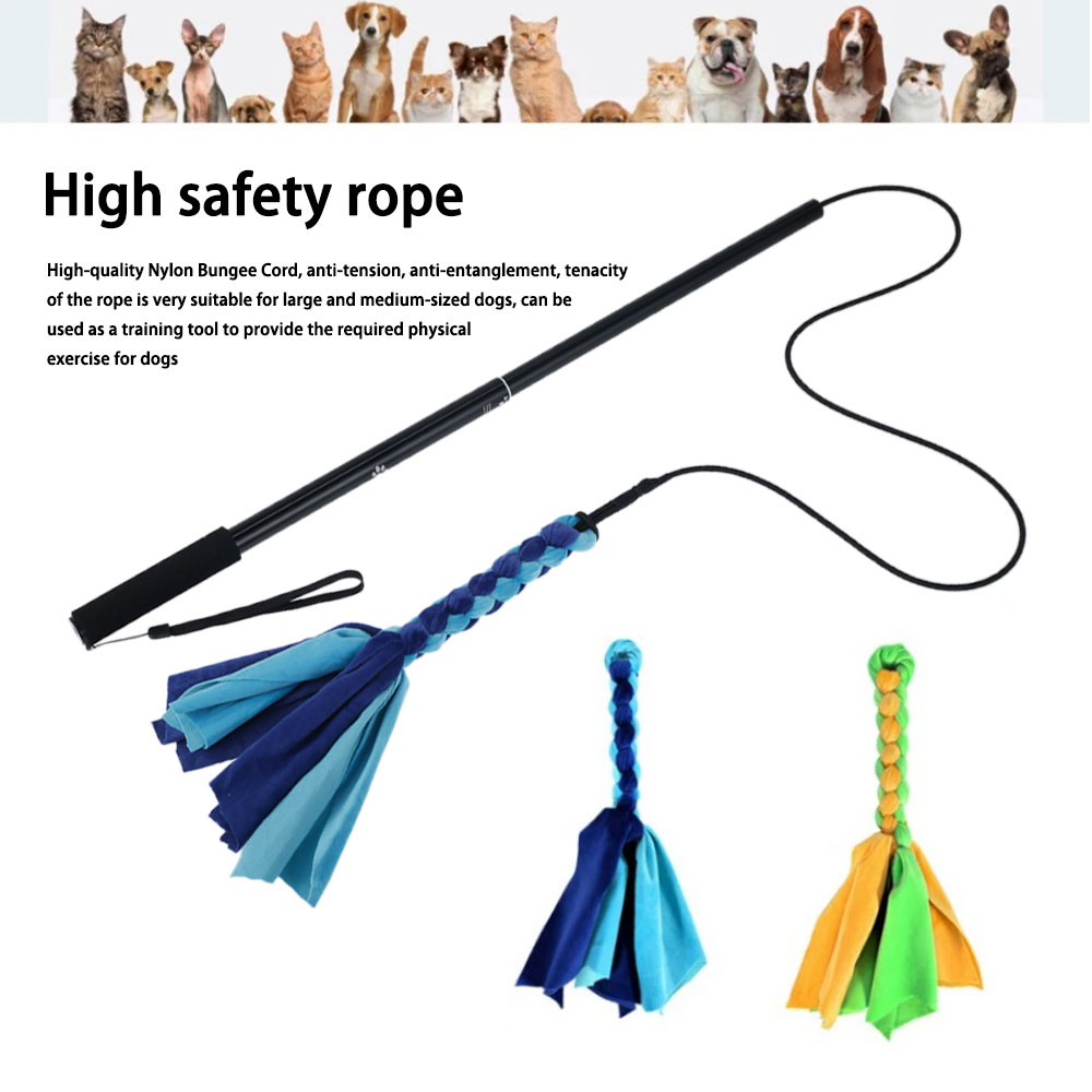 Dogs Flirt Lure Pole Stick Toy - đánh giá và giá Interactive Squeaky Plush Dog Toy