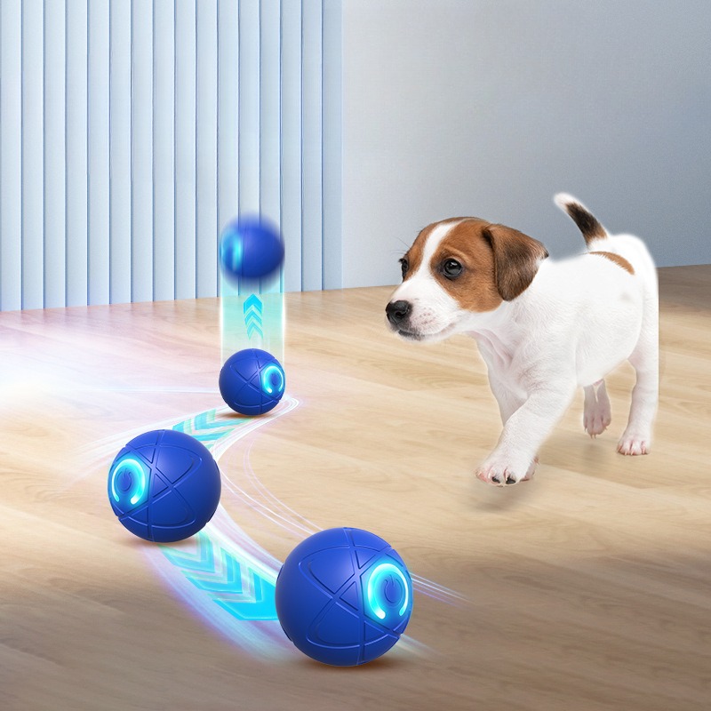 Smart Dog Toy Ball USB Automat - đánh giá và giá Interactive Squeaky Plush Dog Toy