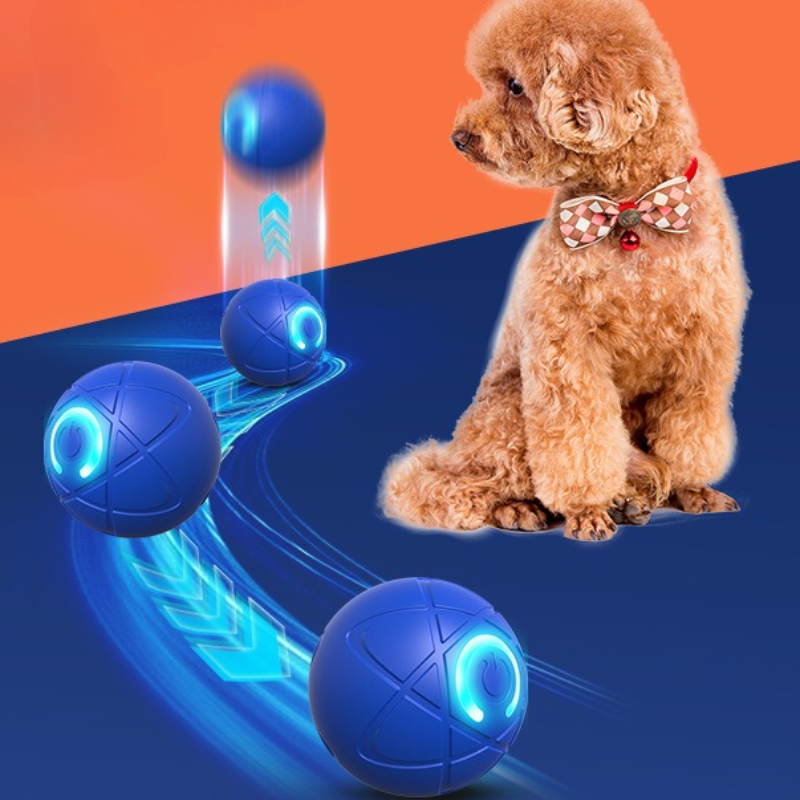 Smart Dog Toy Ball USB Automat - đánh giá và giá Interactive Squeaky Plush Dog Toy