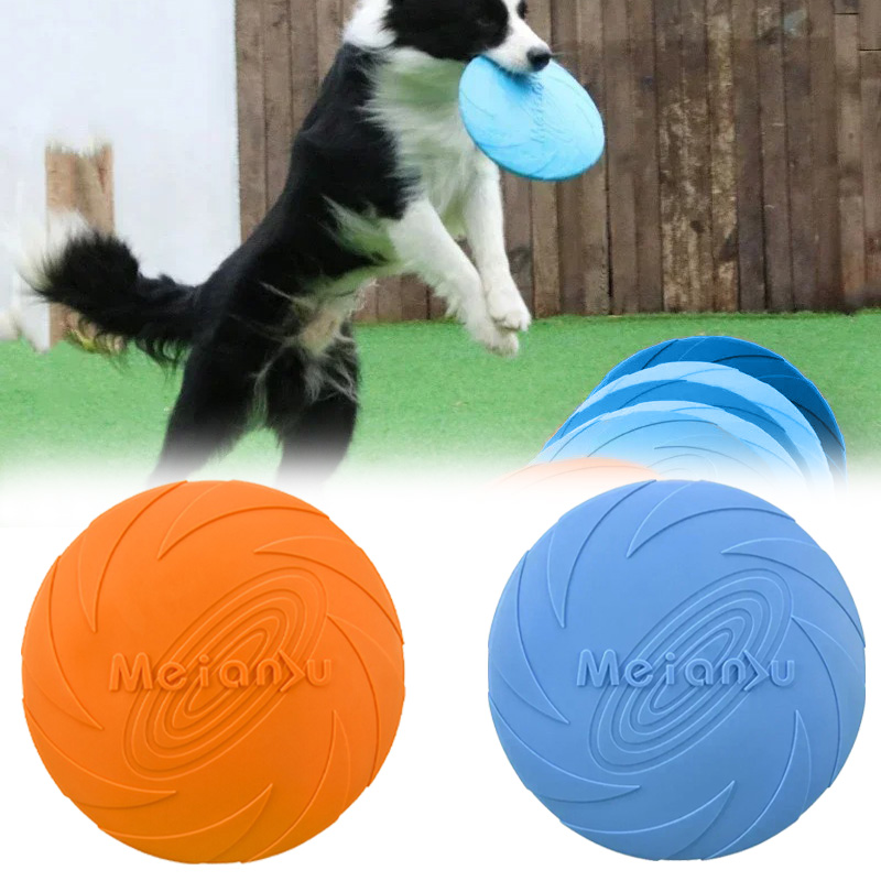 Multicolor Frisbeed Dog Toy 22 - đánh giá và giá Flying Disc Dog Training Toy