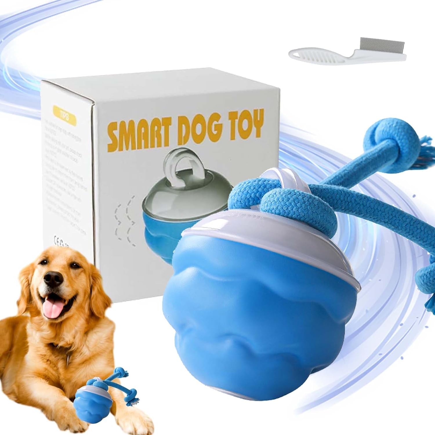 Smart Dog Toy, Automatic Movin - đánh giá và giá Automatic Moving Dog Ball