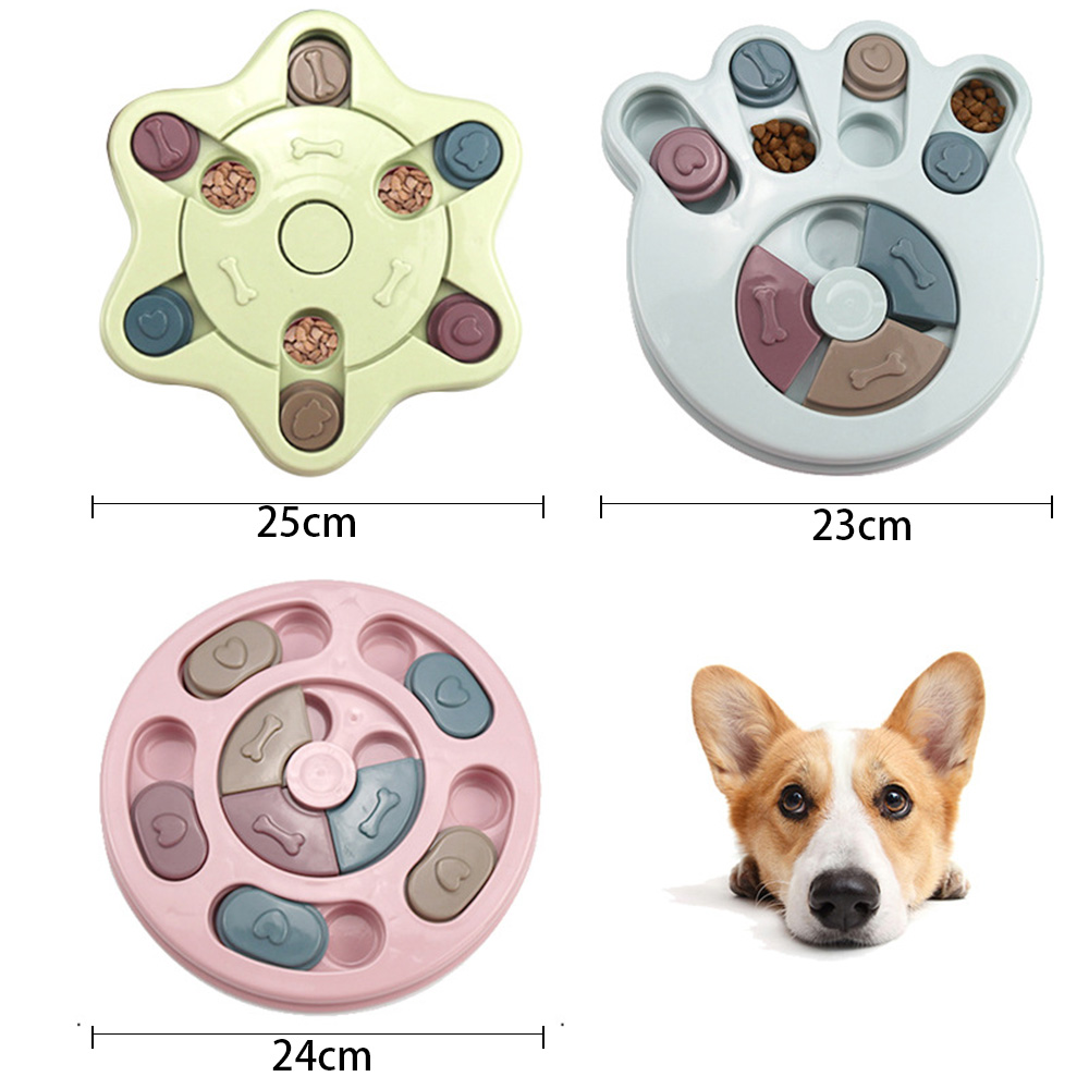 Chó Đồ Chơi Xếp Hình Chậm Ăn T - đánh giá và giá Dog Puzzle Feeder Toy