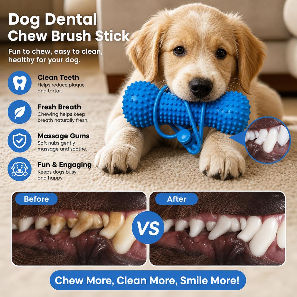 Dog Teething Dental Chew Stick - đánh giá và giá Teeth Cleaning Dog Chew Bone