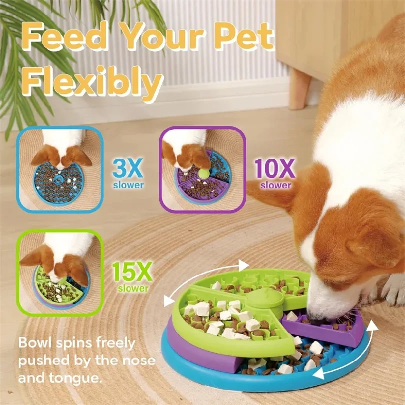 Puzzle Slow Feeder Bowl, Inter - đánh giá và giá Dog Puzzle Feeder Toy