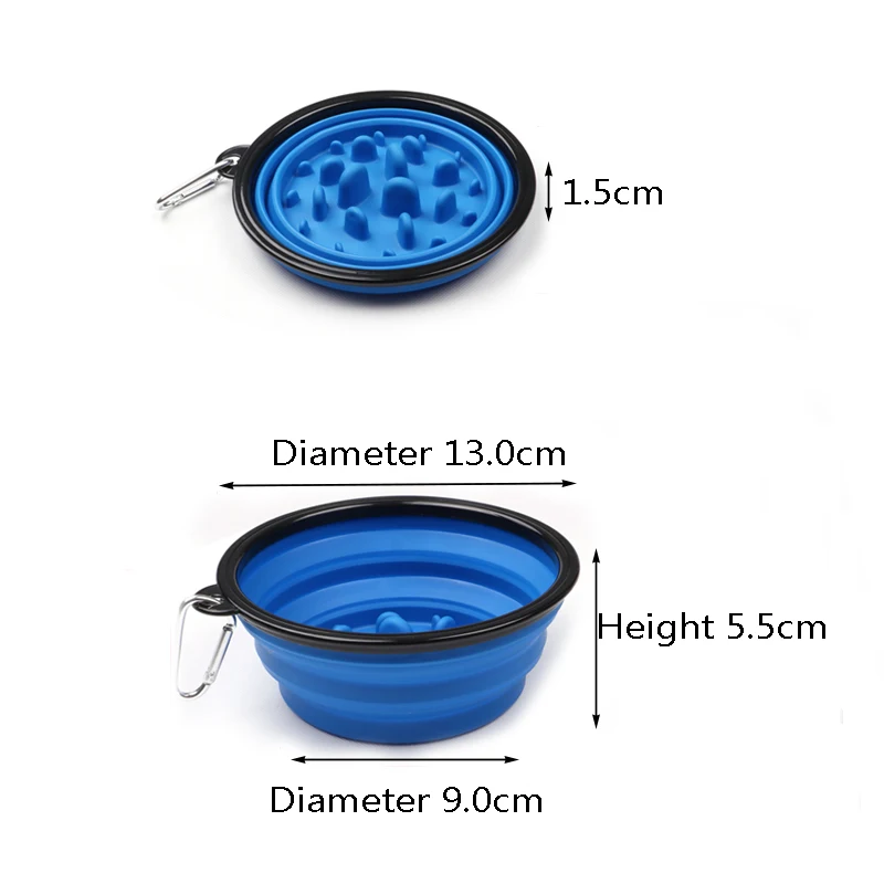 350 1000ml Travel Foldable Pet - đánh giá và giá Pet Feeders
