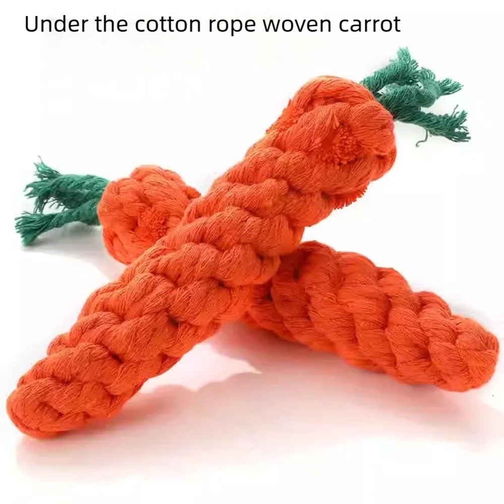 Carrot Dog Chew Rope Toy Safe  - đánh giá và giá Interactive Squeaky Plush Dog Toy