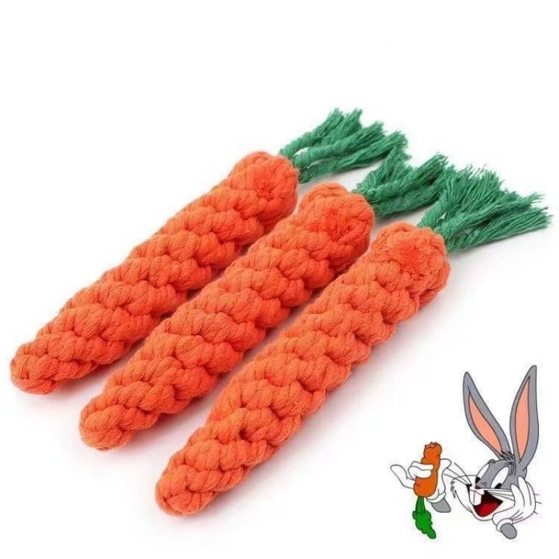 Carrot Dog Chew Rope Toy Safe  - đánh giá và giá Interactive Squeaky Plush Dog Toy